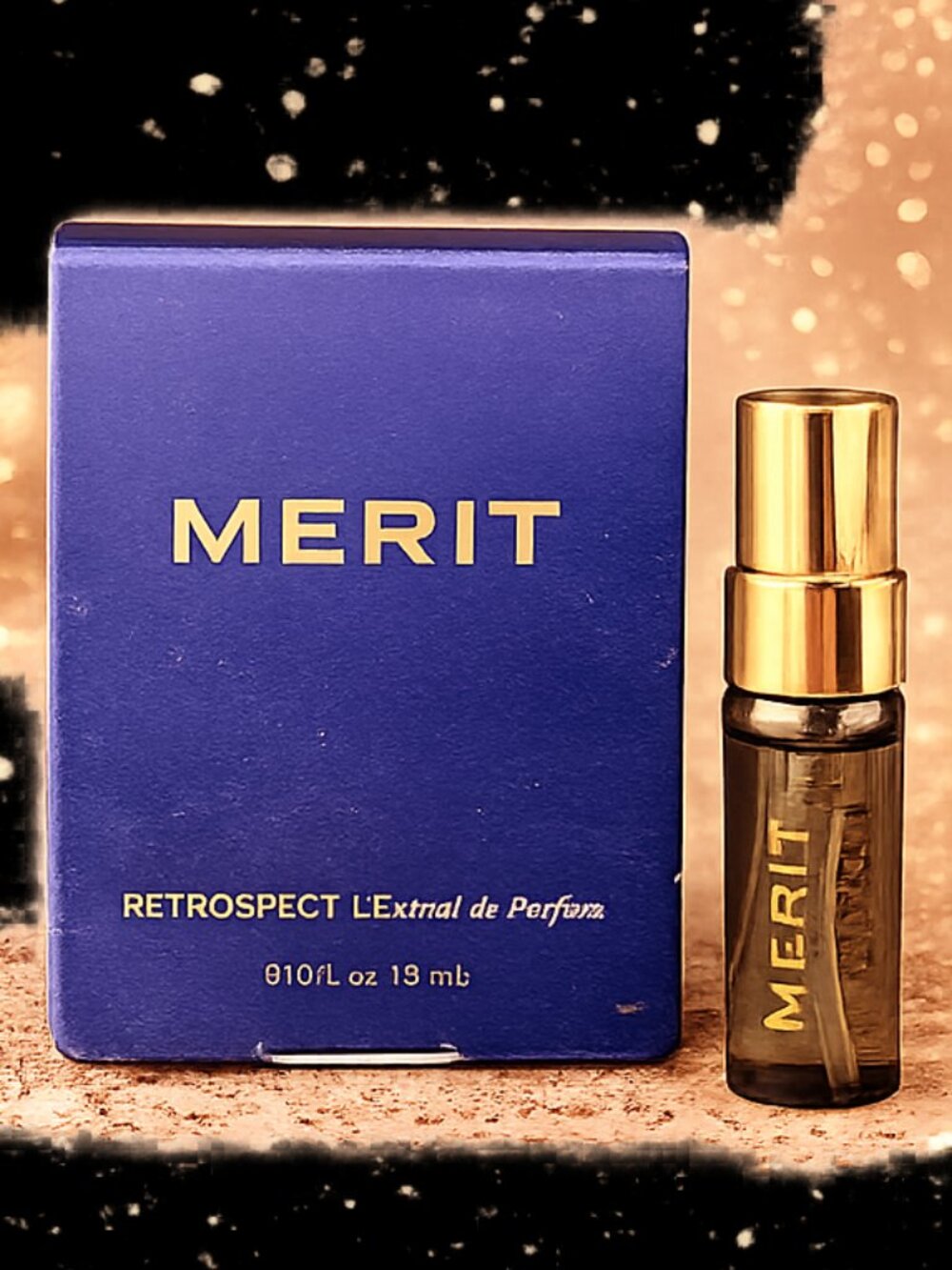 Merit Retrospect L'Extrait Travel Spray – 0.10 fl oz / 3 ml - NIB
